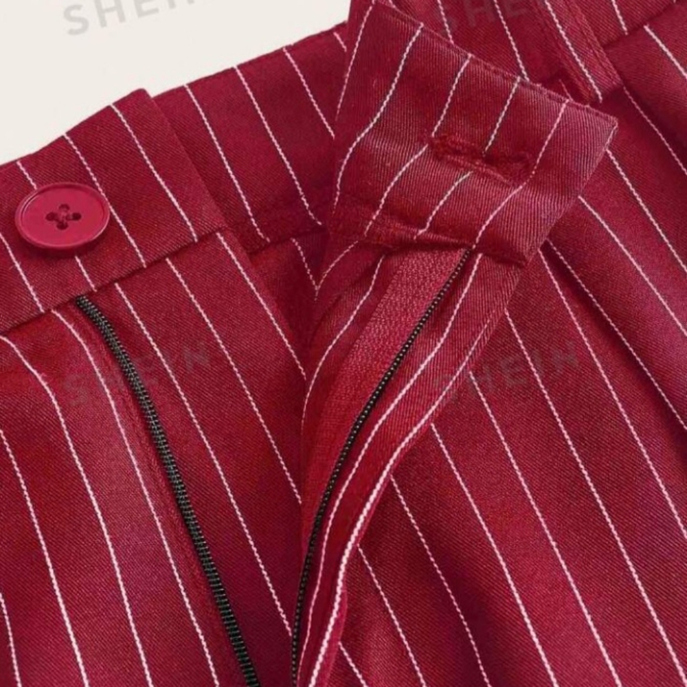 Pleated button pants - Picture 3 of 8